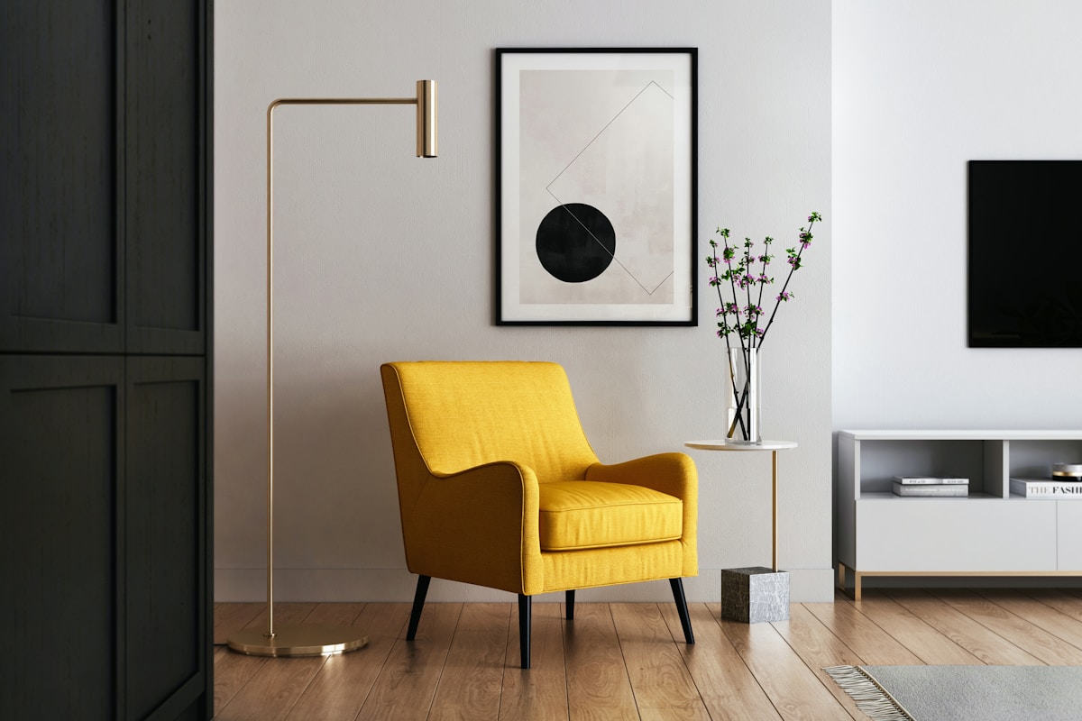 Wall-mounted TV with soundbar